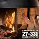 30kg Kaminholz Buche Brennholz - Kammergetrocknetes Feuerholz 30cm Scheite für Kamin, Ofen & Feuerschale - 100% Naturholz, Umweltfreundlich, Raucharm, Ideal für Grill, Lagerfeuer, Smoker & Dekoration 2