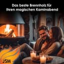 30kg Brennholz - 100% Buche, ofenfertig, Scheitlänge ca. 25 oder ca. 33 cm - für Kamin, Ofen, Feuerschalen, Lagerfeuer - Buchenholz Kaminholz Feuerholz Grillholz (Scheitlänge ca.33cm) 2