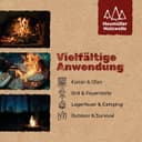 Heumüller Holzwolle 5 kg (ca. 400 Stück) Holzwolle-Anzünder Kaminanzünder | Öko-Anzünder aus Holzwolle & Wachs | Lange Brenndauer & geruchsneutral | Ideal für Kamin, Grill & Feuerstellen 4