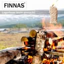 FINNAS Anzündwolle Kaminanzünder Grillanzünder Ofenanzünder Holzwolleanzünder 10kg ca 800 Stück Ökoanzünder Wachszünder Holzanzünder Feuerschale Lagerfeuer Smoker Lange Brenndauer 6
