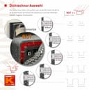 Ofendichtschnur 2,5m inkl. Kleber, Kaminreparaturset in der Größe 10mm, hochwertige Ofentürdichtschnur und Ofenschnur - Dichtschnur für Kaminofen, Ofen Dichtschnur 6, 8, 10, 12, 14mm. 3