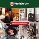 Veddelholzer 2,5 m komplett Set Ø 12mm Ofendichtband, Ofendichtung, Backofen Dichtung, Ofendichtschnur für Kaminofen, Öfen und Kaminofen Inkl. Hochtemperaturkleber, Handschuhe, Hülsen und Anleitung 3