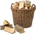 30 kg Brennholz Kaminholz Feuerholz Reine Eiche ofenfertig kammergetrocknet < 9% in 25cm (+/- 5cm) 6