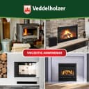 Veddelholzer 2,5 m komplett Set Ø 12mm Ofendichtband, Ofendichtung, Backofen Dichtung, Ofendichtschnur für Kaminofen, Öfen und Kaminofen Inkl. Hochtemperaturkleber, Handschuhe, Hülsen und Anleitung 4