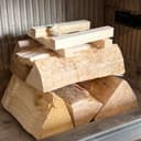 FINNAS 20kg Anfeuerholz Anzündholz Anmachholz Brennholz Kaminholz Kaminscheit Span Smoker Grill BBQ Ofenfertig trocken Holzstücke Feuerschale Lagerfeuer 5