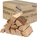 Brennholz Kaminholz Holz Eiche 15 kg Für Ofen und Kamin Kaminofen Feuerschale Grill Feuerholz Holzscheite Wood 25 cm kammergetrocknet flameup 1