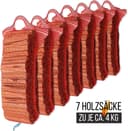 Aleko Parkett Premium 28 kg Brennholz - Anzünder aus Eichenholz, Bio Kaminanzünder, für Grill, Kamin, Ofen - perfekter Grillanzünder, getrocknetes und unbehandeltes Anmachholz 4