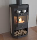 EEK A Kaminofen Victoria Taro, schwarz, dauerbrandfähig – 10kW 2