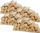 Flameup Brennholz Buche, Kaminholz mit Rinde, Buchenholz, Feuerholz für Ofen, Kamin, Kaminofen, Feuerschale, Grill, Holzscheite 25 cm, getrocknet, Menge:120 kg 1