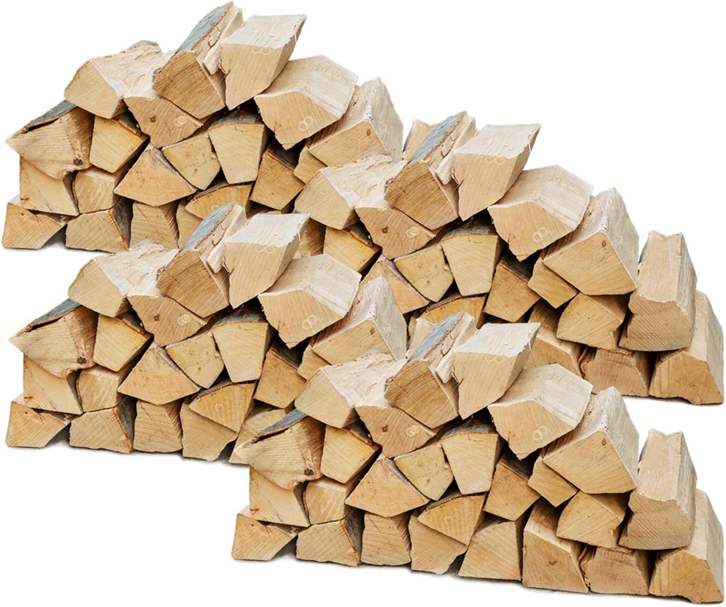 Flameup Brennholz Buche, Kaminholz mit Rinde, Buchenholz, Feuerholz für Ofen, Kamin, Kaminofen, Feuerschale, Grill, Holzscheite 25 cm, getrocknet, Menge:120 kg