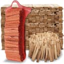 Aleko Parkett Premium 28 kg Brennholz - Anzünder aus Eichenholz, Bio Kaminanzünder, für Grill, Kamin, Ofen - perfekter Grillanzünder, getrocknetes und unbehandeltes Anmachholz 1