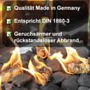 FLAMMBURO (10kg = ca. 800 Stück) Anzündwolle für Kamin, Ofen und Grill – Ökologischer Holzanzünder, Kaminanzünder, Grillanzünder, Anzünder Holzwolle Varianten: (3kg) / (5kg) / (15kg) 5