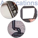 LANUCN Kamin Dichtband, Selbstklebend Dichtung für Kaminofen, Ofenrohr, Kamintür, Schornsteinverlängerung, Smoker, Hitzebeständiger Ofendichtschnur (2mm x 15mm x 2m) 6