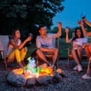 Feuerfarben Pulver für buntes Feuer 250 Gramm für Feuerstellen, Kamin, Ofen, Lagerfeuer oder für Outdoor-Events. Mach Dein Feuer bunt! Feuer Farbe ausprobieren und genießen. 2